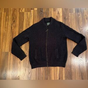 Eddie Bauer zip up men sweater tall large